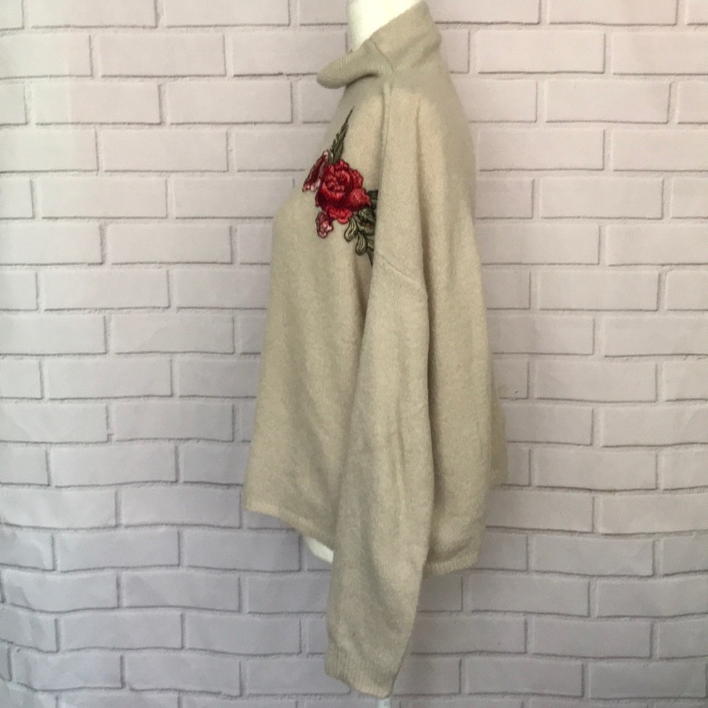 Michelle Nicole | Boxy Funnel Neck Sweater Large - Picture 3 of 6